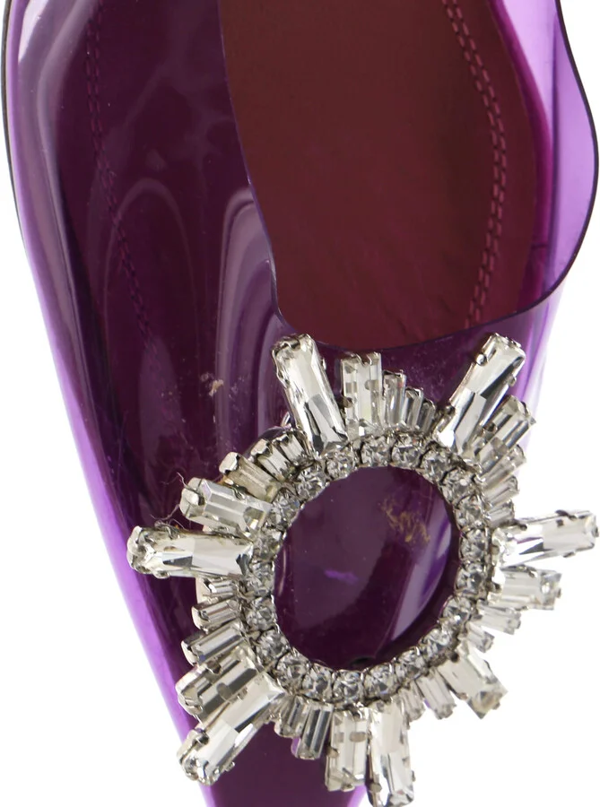 Amina Muaddi Women's Begum Pumps PVC 95 - Image 5