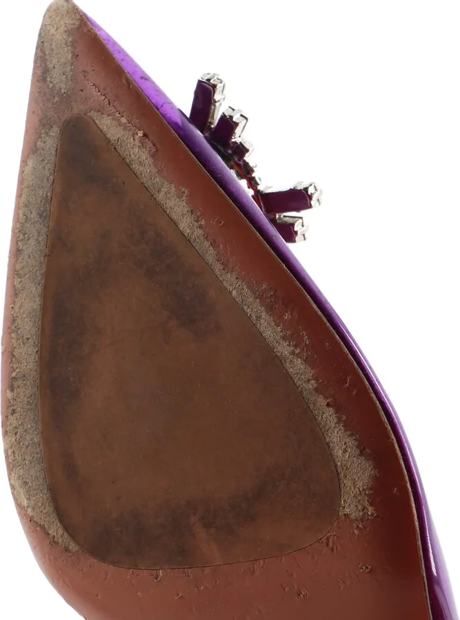 Amina Muaddi Women's Begum Pumps PVC 95 - Image 5