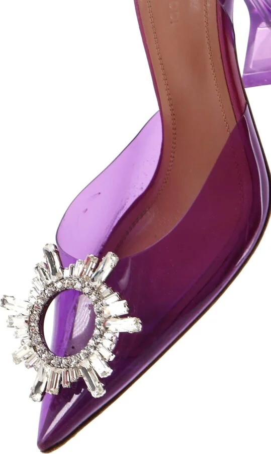 Amina Muaddi Women's Begum Pumps PVC 95 - Image 6