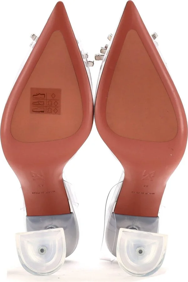 Amina Muaddi Women's Begum Pumps PVC 95 - Image 4