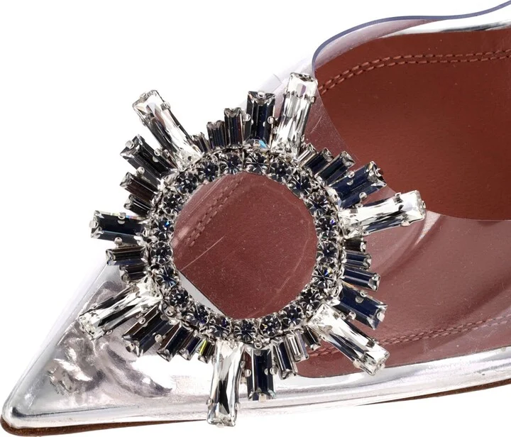 Amina Muaddi Women's Begum Pumps PVC 95 - Image 5