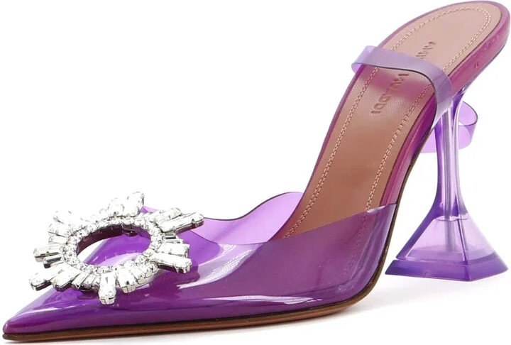 Amina Muaddi Women's Begum Pumps PVC 95