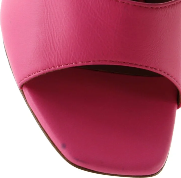 Amina Muaddi Women's Lupita Wedge Sandals Leather - Image 5