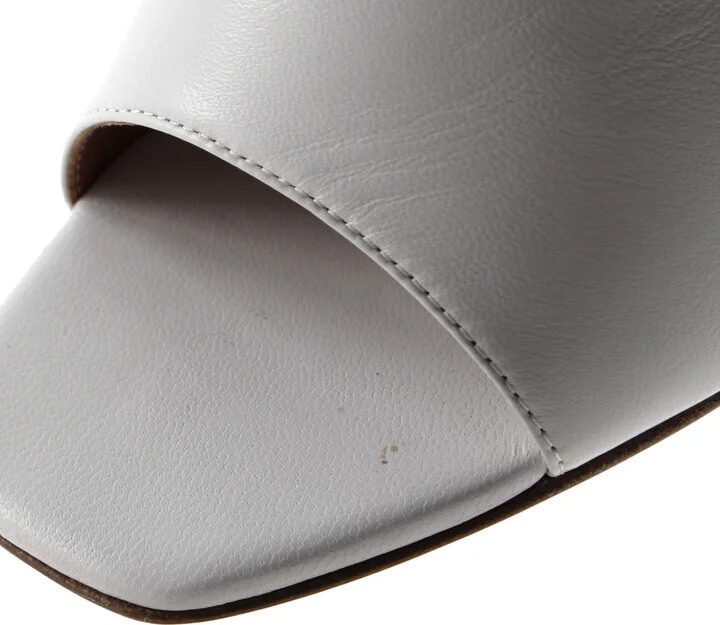 Amina Muaddi Women's Lupita Wedge Sandals Leather - Image 5