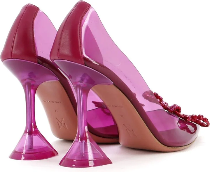 Amina Muaddi Women's Rosie Pumps PVC 95 - Image 3