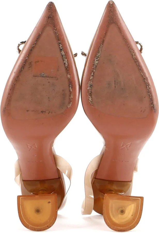Amina Muaddi Women's Rosie Pumps PVC 95 - Image 4