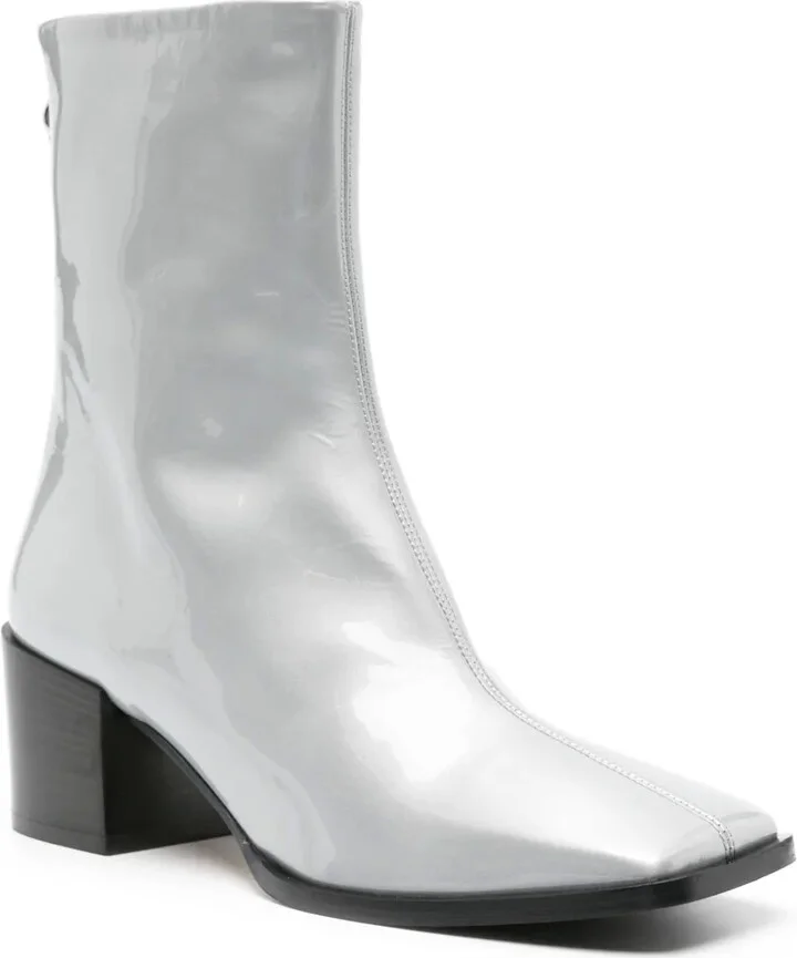 Amina patent leather ankle boots - Image 2