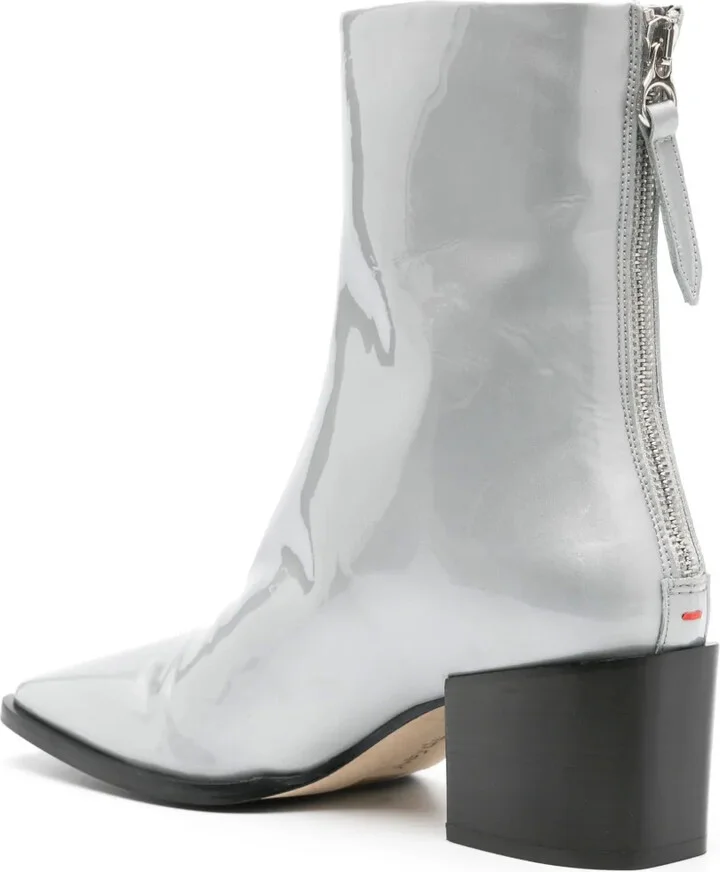 Amina patent leather ankle boots - Image 3