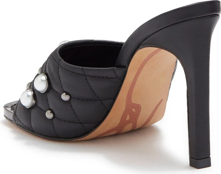 Amina Studded Heeled Mule - Image 2