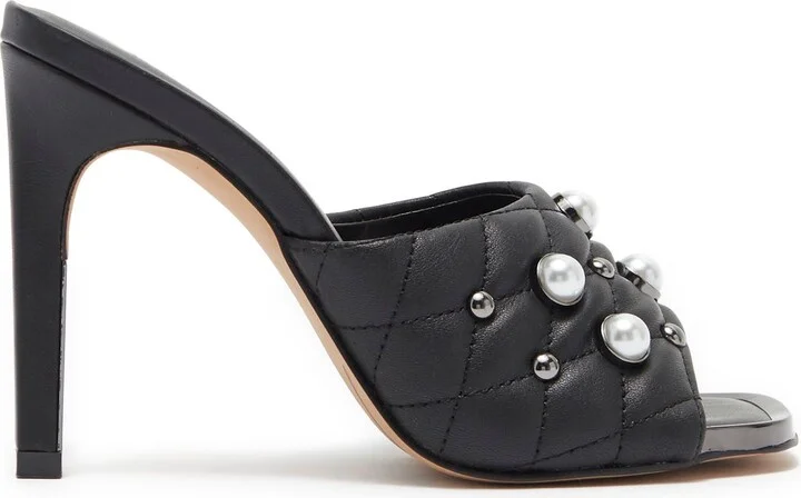 Amina Studded Heeled Mule - Image 3