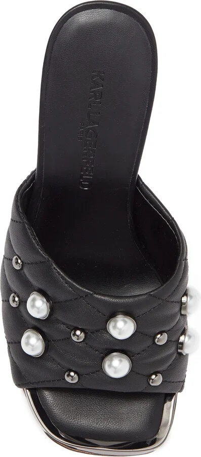 Amina Studded Heeled Mule - Image 4
