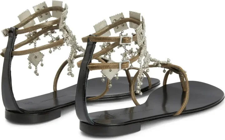 Amira embellished suede sandals - Image 3