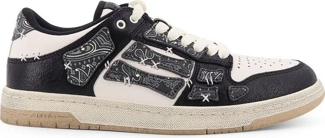 Amiri Bandana Skel Low Top Sneakers