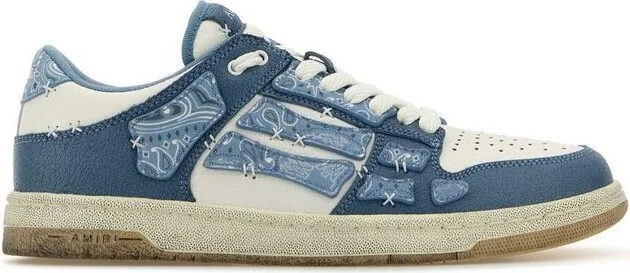 Amiri Bandana Skel Low Top Sneakers