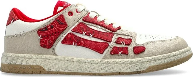 Amiri Bandana Skel Low Top Sneakers