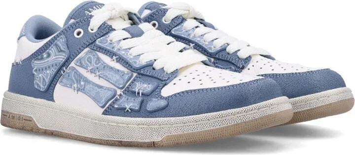 Amiri Bandana Skel Top Low Sneakers - Image 2