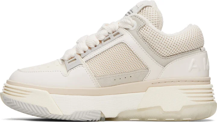 AMIRI Beige & White MA-1 Sneakers - Image 3