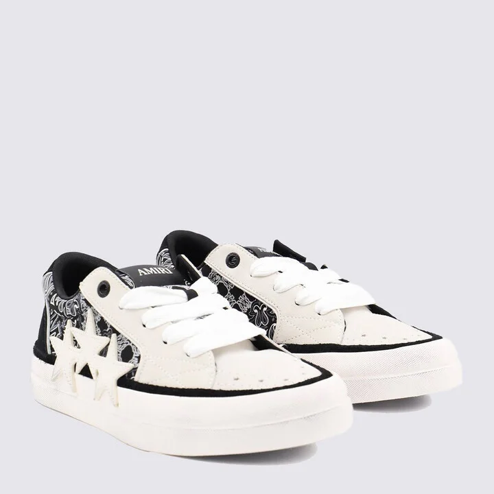 Amiri Black And White Bandana Sneakers - Image 3