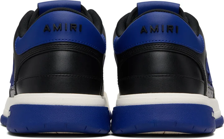 AMIRI Black & Blue Classic Low Sneakers - Image 2