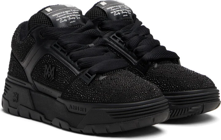 AMIRI Black Crystal MA-1 Sneakers - Image 4