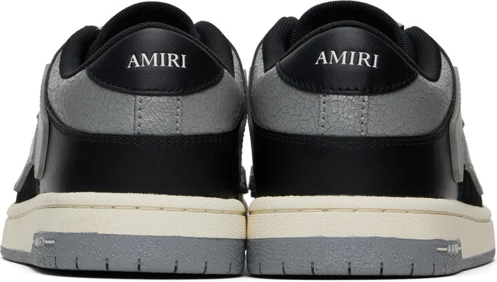 AMIRI Black & Gray Skel-Top Low Sneakers - Image 2