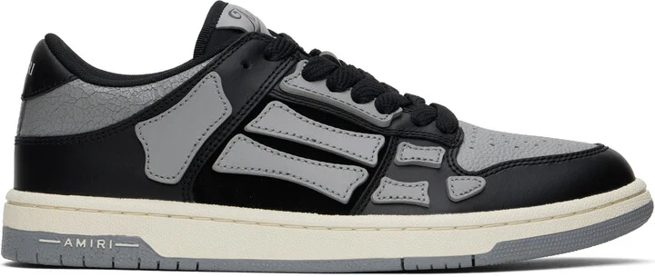AMIRI Black & Gray Skel-Top Low Sneakers
