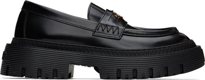 AMIRI Black Jumbo Loafers