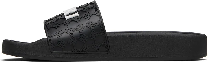AMIRI Black MA Quad Pool Slides - Image 3