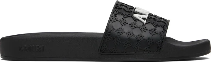 AMIRI Black MA Quad Pool Slides