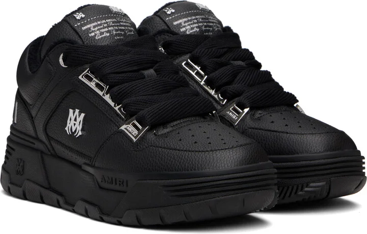 AMIRI Black Metallic MA-1 Sneakers - Image 4