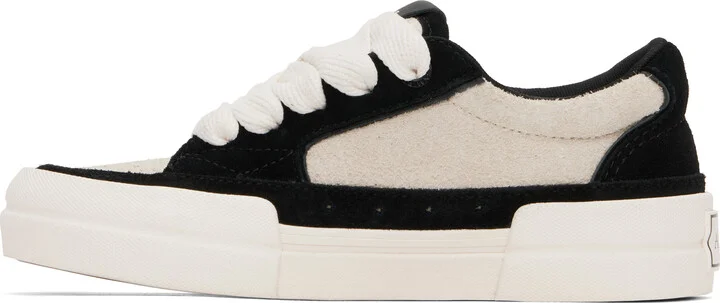 AMIRI Black & Off-White Sunset Skate Low Sneakers - Image 3