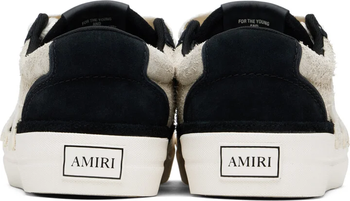 AMIRI Black & Off-White Sunset Skate Low Sneakers - Image 2