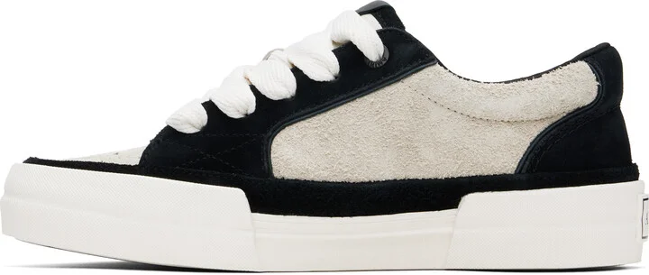 AMIRI Black & Off-White Sunset Skate Low Sneakers - Image 3
