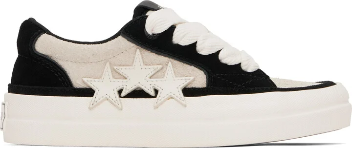 AMIRI Black & Off-White Sunset Skate Low Sneakers