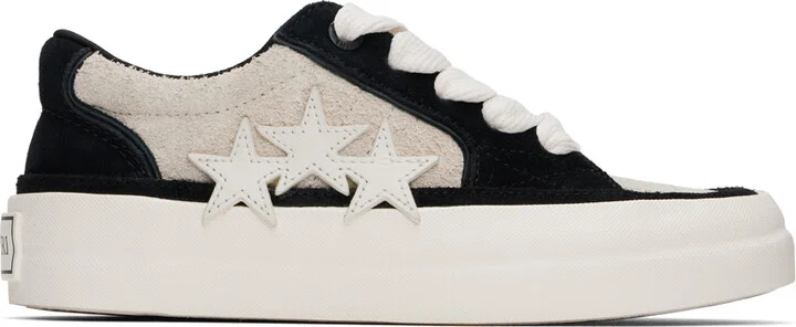 AMIRI Black & Off-White Sunset Skate Sneakers