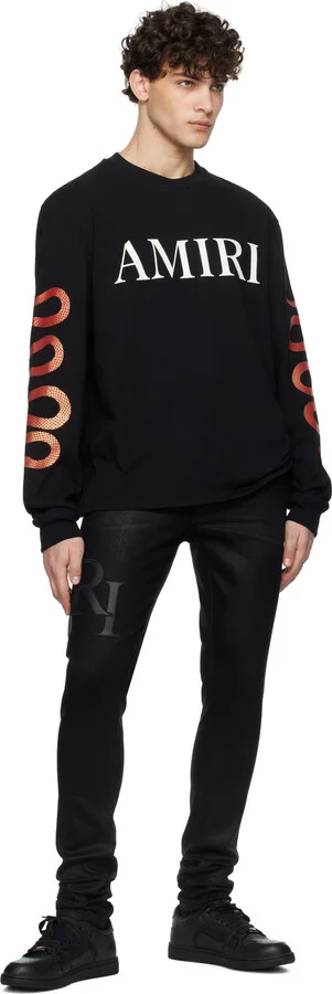 AMIRI Black Skel-Top Low Sneakers - Image 5