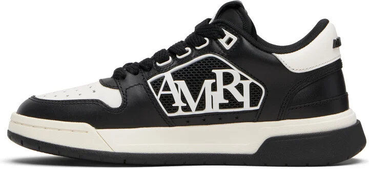 AMIRI Black & White Classic Low Sneakers - Image 3
