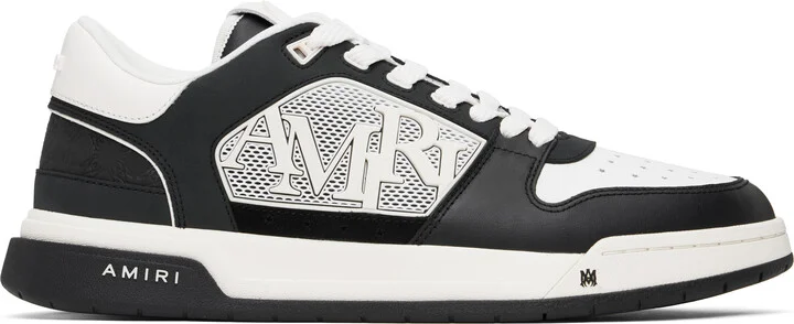 AMIRI Black & White Classic Low Sneakers