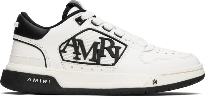 AMIRI Black & White Classic Low Sneakers