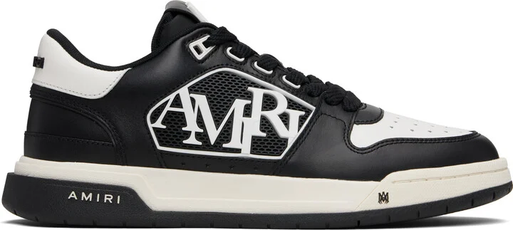 AMIRI Black & White Classic Low Sneakers