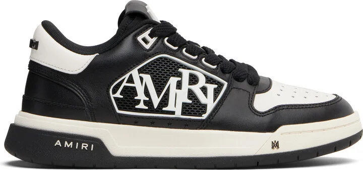 AMIRI Black & White Classic Low Sneakers