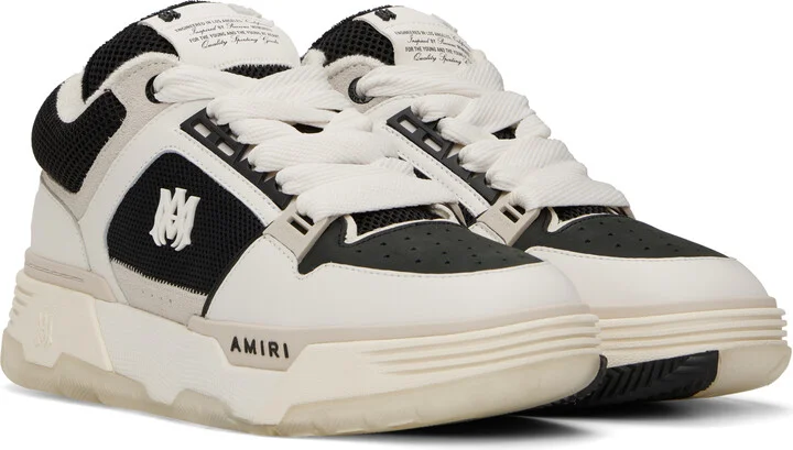 AMIRI Black & White MA-1 Sneakers - Image 4