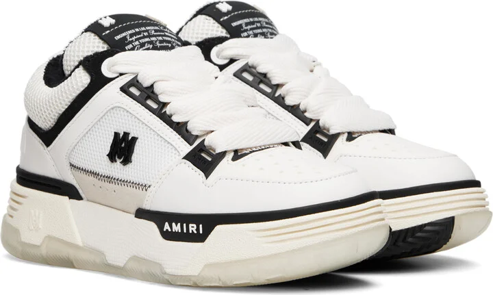 AMIRI Black & White MA-1 Sneakers - Image 4