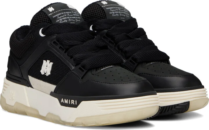 AMIRI Black & White MA-1 Sneakers - Image 4