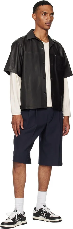 AMIRI Black & White Skel Top Low Sneakers - Image 5