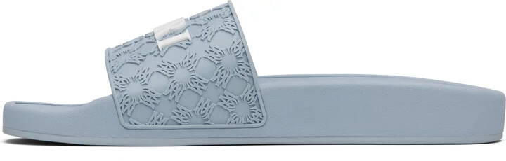 AMIRI Blue MA Quad Pool Slides - Image 3