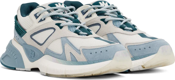 AMIRI Blue 'MA' Runner Sneakers - Image 4