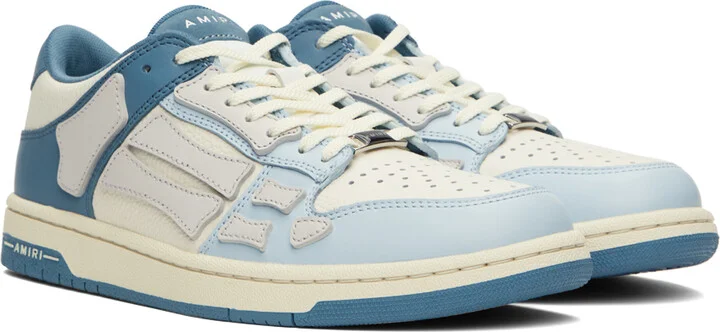AMIRI Blue Skel-Top Low Sneakers - Image 4