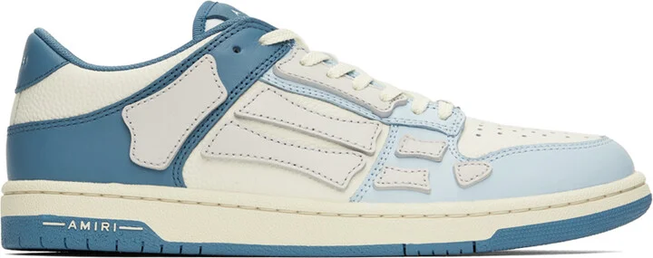 AMIRI Blue Skel-Top Low Sneakers