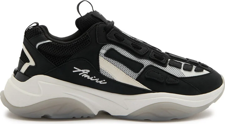 Amiri Bone Runner Panelled Mesh Sneakers